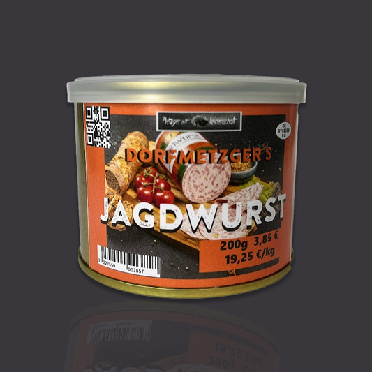 Jagdwurst in der Dose
