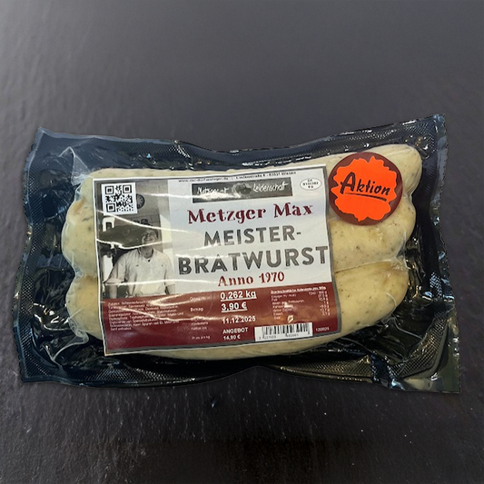 Metzger Max Meister-Bratwürste