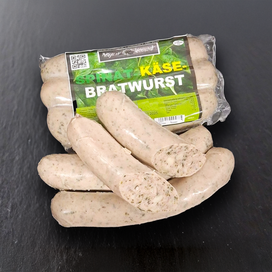Spinat-Käse Bratwurst
