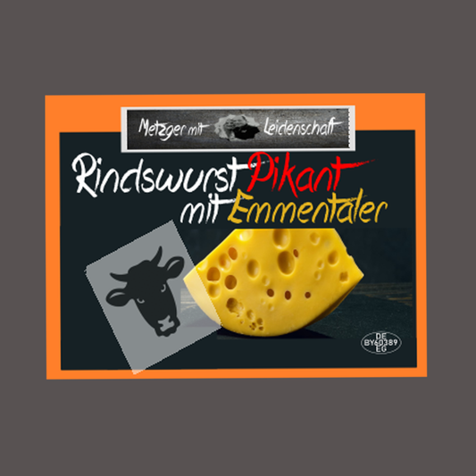 Rindswürste "Pikant" mit Emmentaler