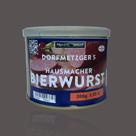 Bierwurst in der Dose