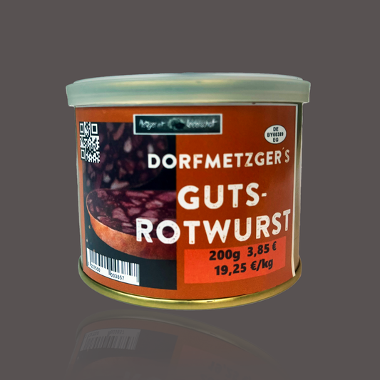 Guts-Rotwurst in der Dose