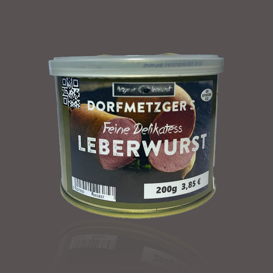 Feine Delikatess Leberwurst in der Dose