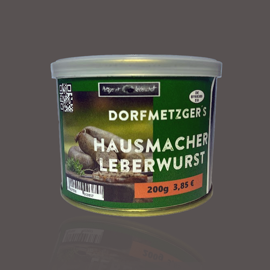 Hausmacher Leberwurst in der Dose