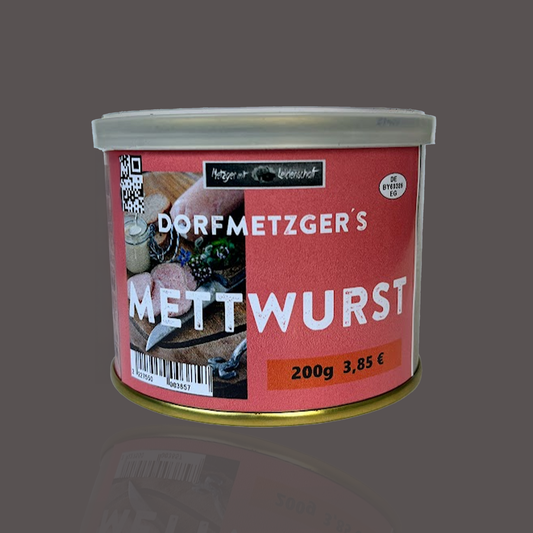 Mettwurst in der Dose