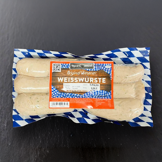 Wiesenr Weißwürste vom Dorf-Metzger im 6er PAck